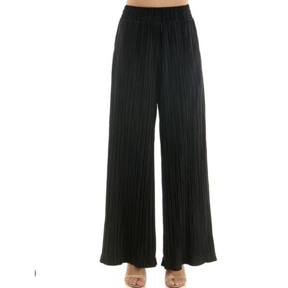 NWT Urban Social Plissé Wide Leg Pants - Picture 5 of 6